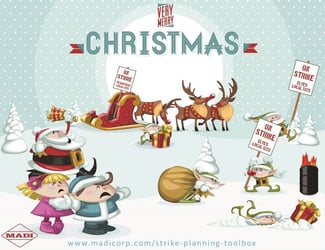 Santa's Reindeer & Elves Strike Just Days Before Christmas - Featured Image