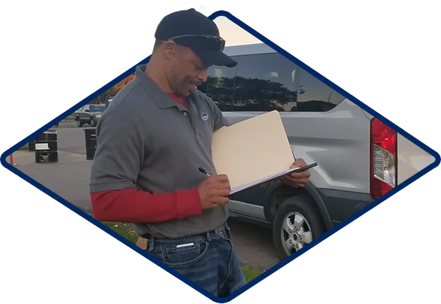 Mc Aerospace Defense Man With Cllipboard